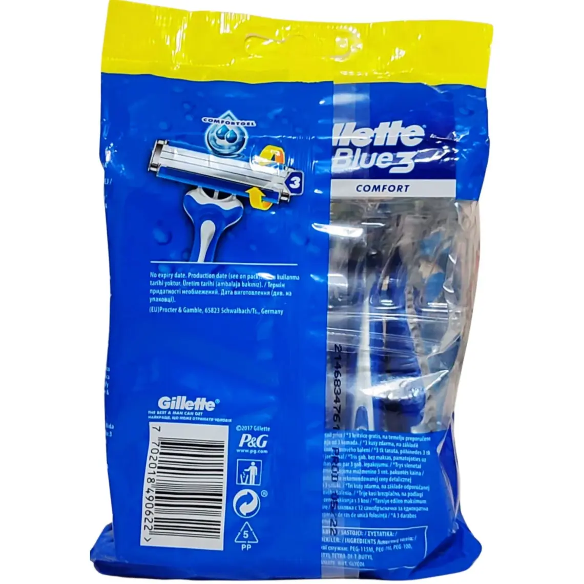 Gillette Blue3 Comfort Kullan At Tıraş Bıçağı 9+3 Adet
