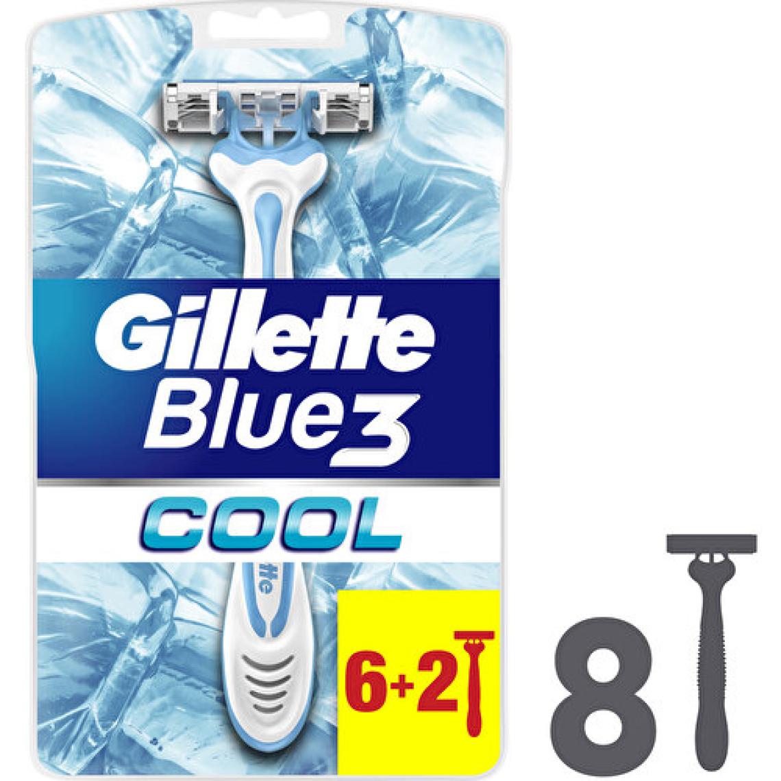 Gillette Blue3 Cool Kullan At 8'li Tıraş Bıçağı