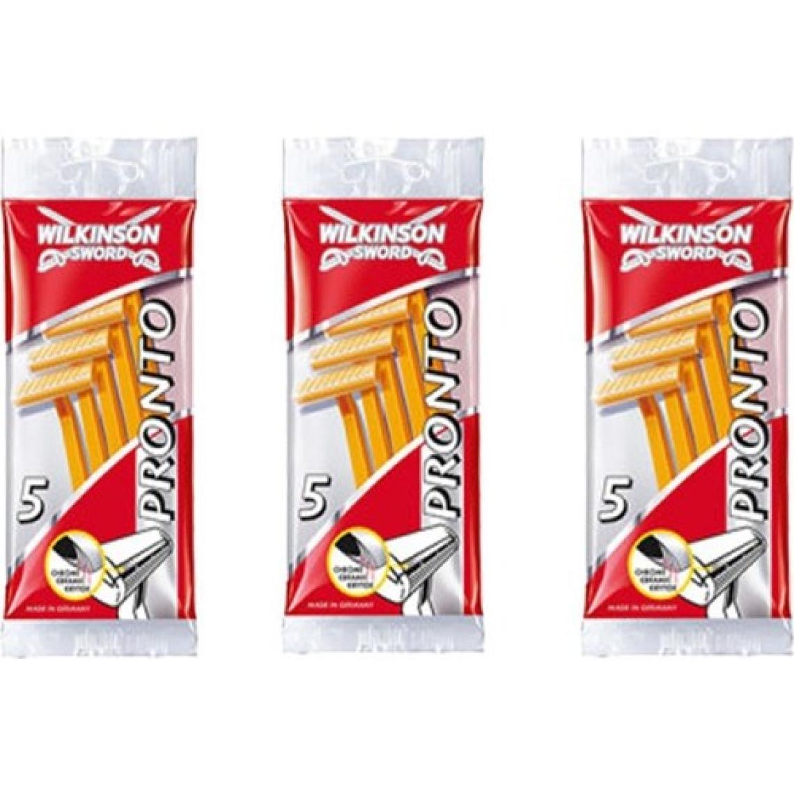 Wilkinson Sword Pronto - Tek Bıçaklı 5 Adet Kullan At Tıraş Bıçağı 3 Poşet