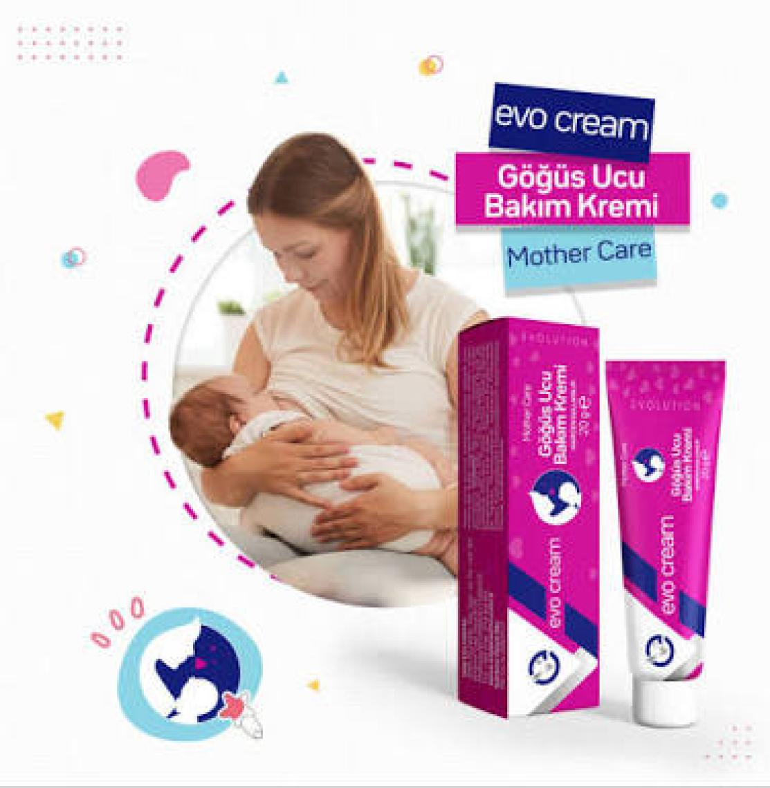 Evo Cream Mother Care Çatlak Önleyici Krem 50G