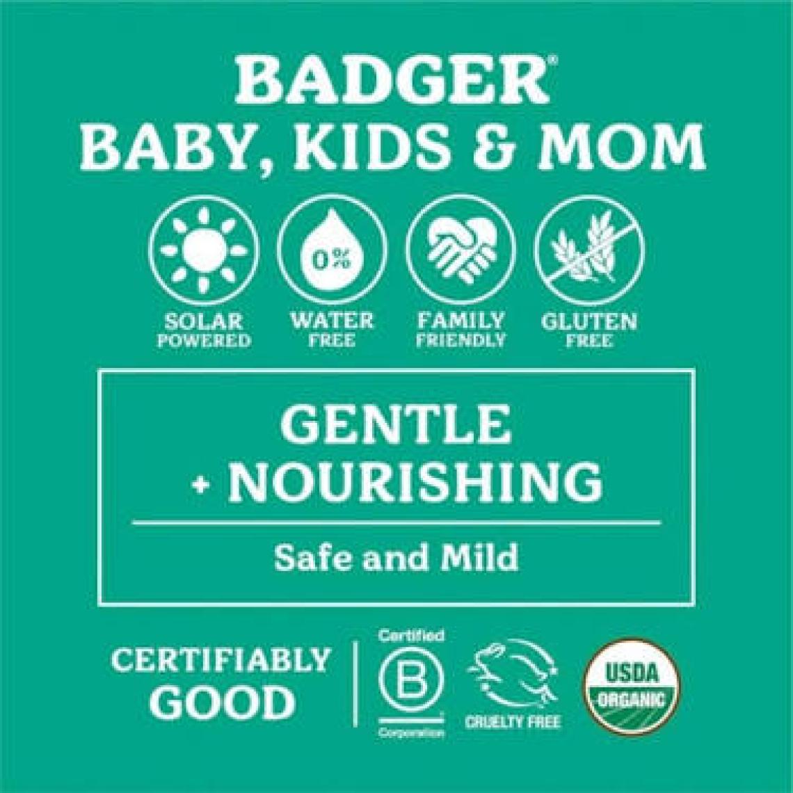 Badger Karın Bölgesi Nemlendirici Krem ve Sirenol Organik Göğüs Ucu Krem Set