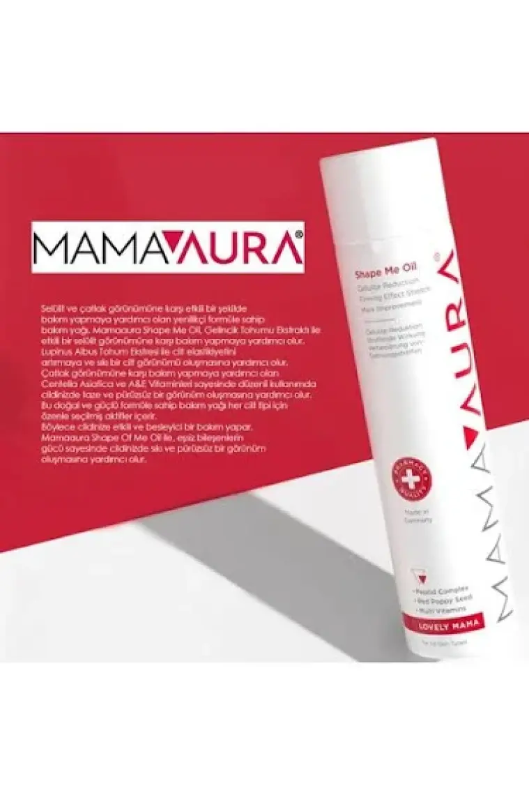 Mamaaura Çatlak ve Selülit Karşıtı  Yağ - Shape Me Oil 150 ml