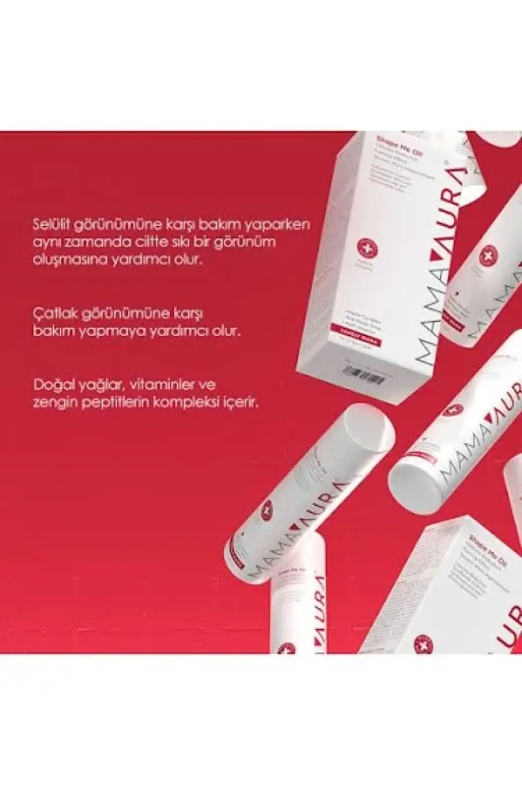 Mamaaura Çatlak ve Selülit Karşıtı  Yağ - Shape Me Oil 150 ml
