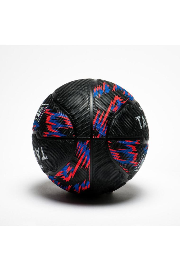 7 Numara Tarmak Erkek Basketbol Topu - 7 Numara - Siyah / Kırmızı / Mavi - R500 Siyah Pompa dahil d