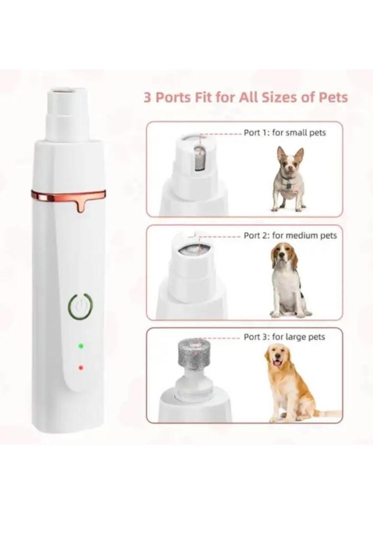 WINBEST 4in1 Kedi Köpek Bakım Seti Traş Makinasi Tırnak Törpüsü USB Şarjlı Tıraş Seti Pet Evcil Hayvan