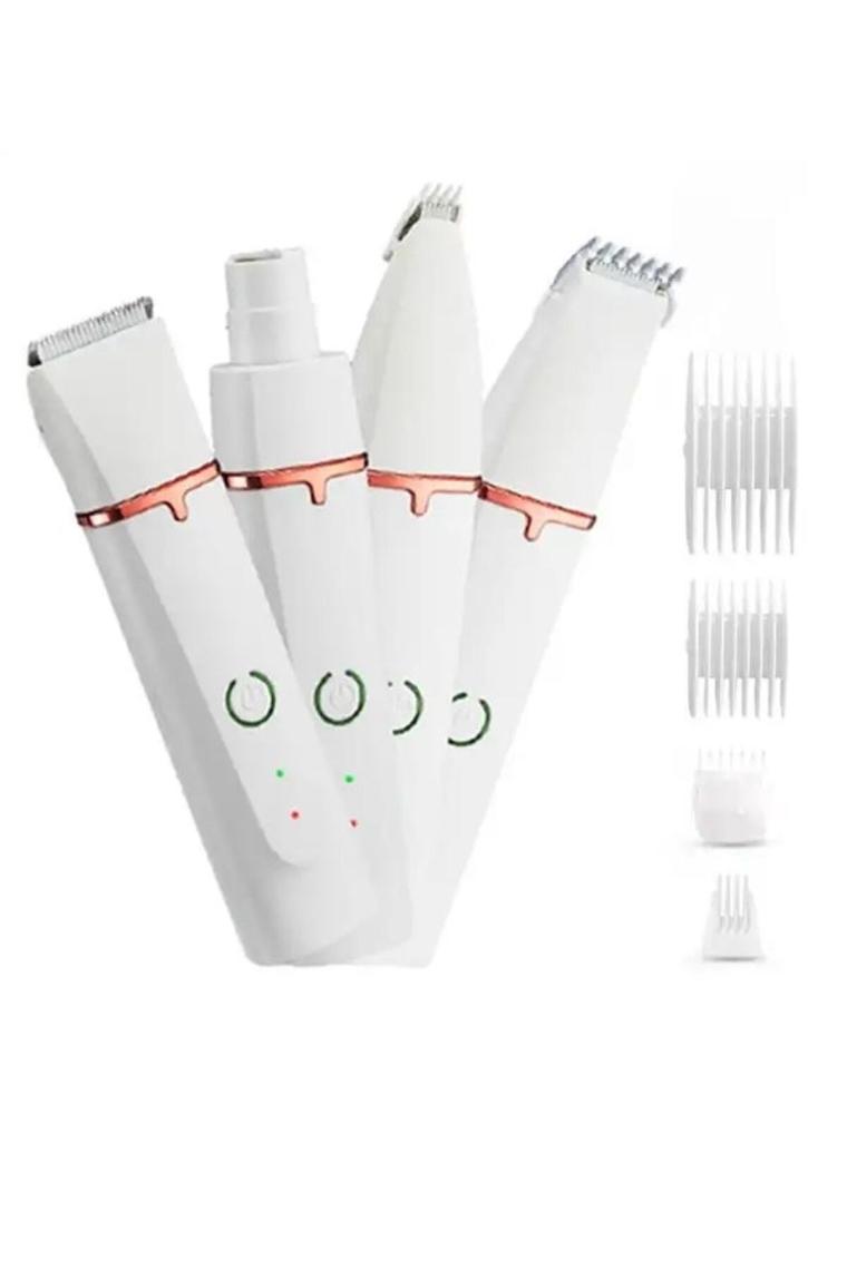 WINBEST 4in1 Kedi Köpek Bakım Seti Traş Makinasi Tırnak Törpüsü USB Şarjlı Tıraş Seti Pet Evcil Hayvan