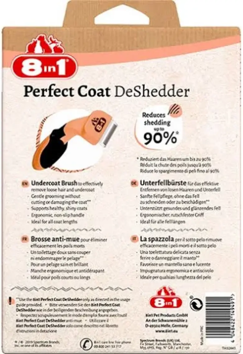 8ın1 Perfect Coat Deshedder Furminator Kediler Için Tüy Toplayıcı Kedi Tarağ