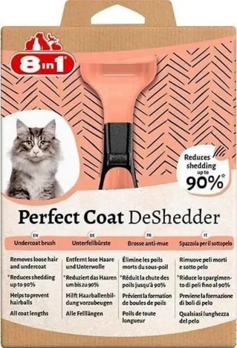 8ın1 Perfect Coat Deshedder Furminator Kediler Için Tüy Toplayıcı Kedi Tarağ