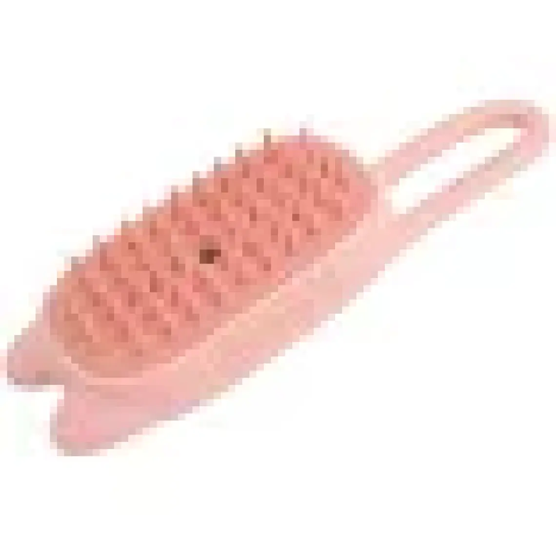 Justie Pet Kedi Tasarımlı Saplı Buharlı Kedi Tarağı, Buharlı Kedi Yıkama Fırçası Tarağı Pembe-Bej