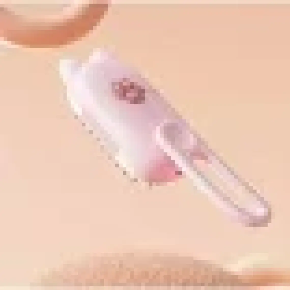 Justie Pet Kedi Tasarımlı Saplı Buharlı Kedi Tarağı, Buharlı Kedi Yıkama Fırçası Tarağı Pembe-Bej