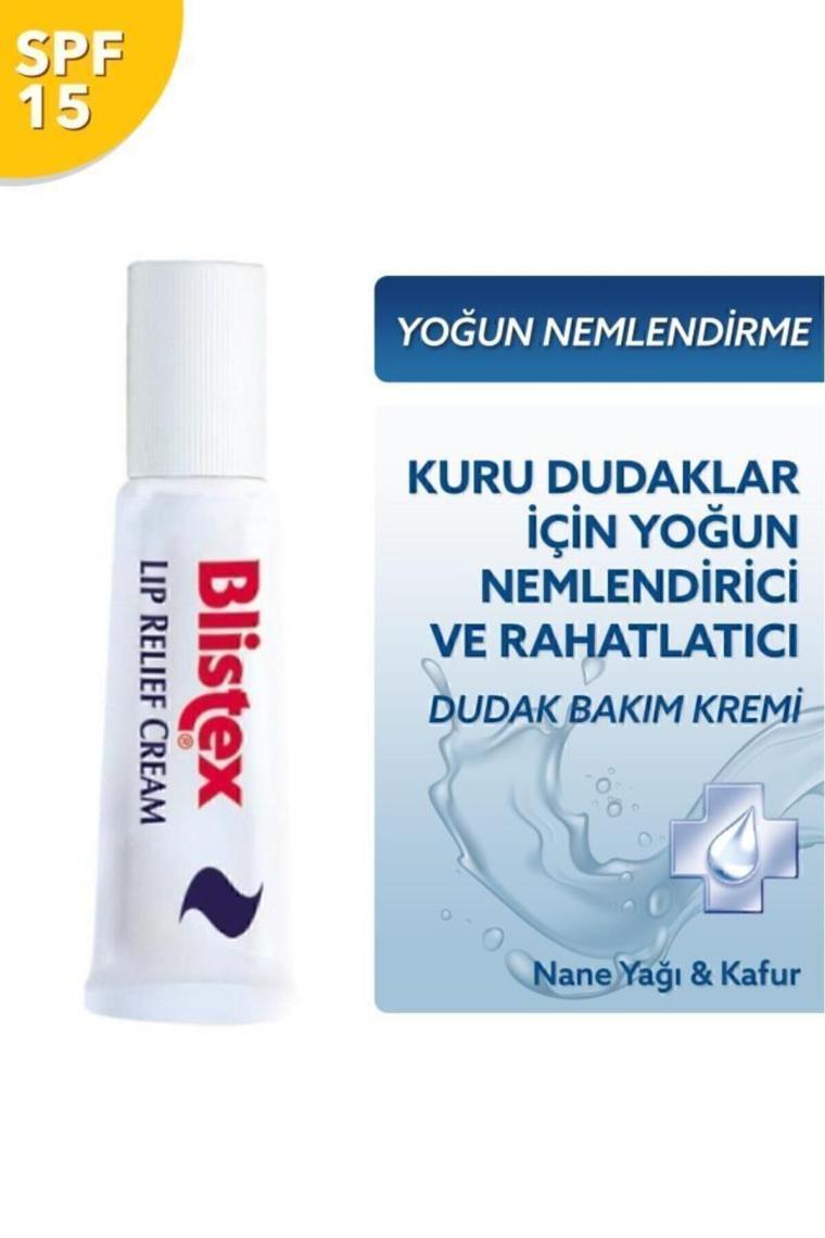 Çatlak Dudaklara Acil Çözüm - Lip Relief Cream Spf15 6ml