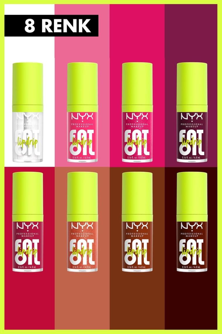 Nyx Professional Makeup Fat Oil Lip Drip Parlatıcı Dudak Yağı - Thats Chic