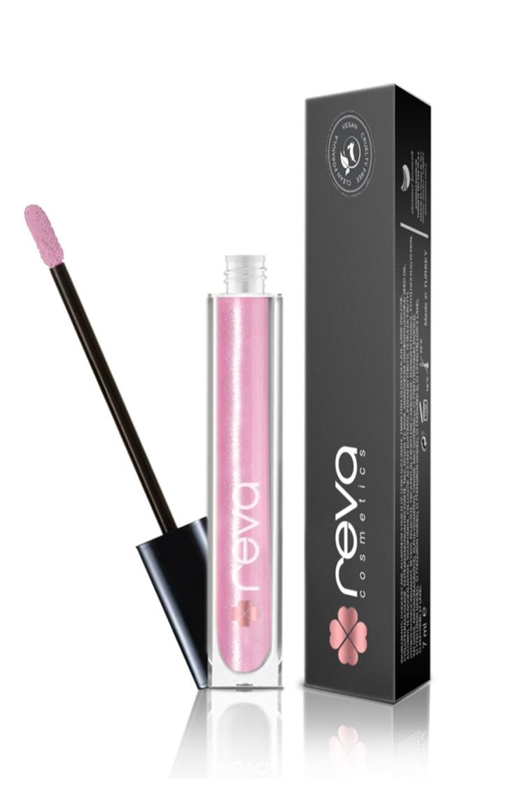 Işıltılı Dudak Parlatıcısı - Hi-shine Lip Gloss Reflective Pink - No: 201 - Vegan & Temiz Içeri