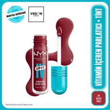 NYX Professional Makeup Lip I.V. Vitamin İçeren Parlatıcı + Tint - 09 Blush Rush