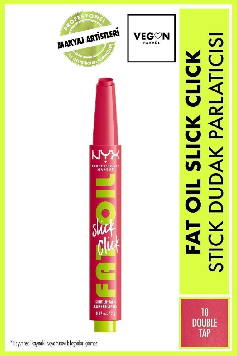 NYX Professional Makeup Fat Oil Slick Click Parlatıcı Nemlendirici Nude Tonlu Dudak Balmı - 05 Link In My Bio