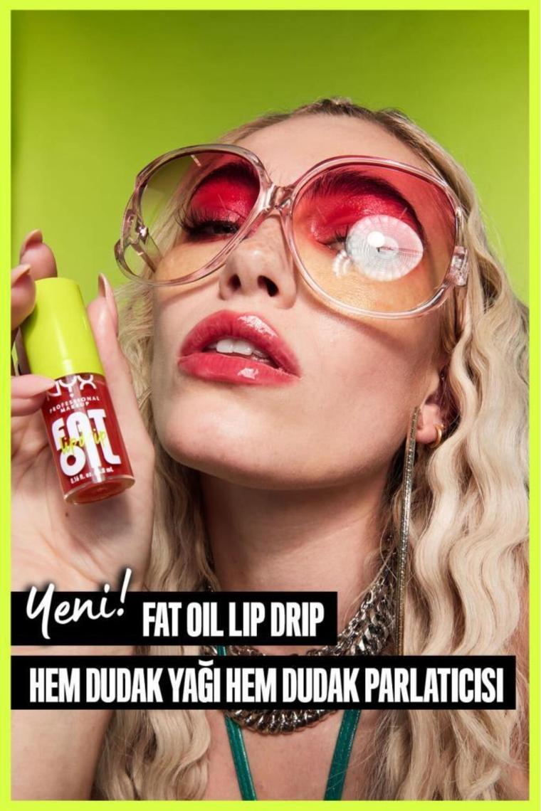 NYX Fat Oil Lip Drip Parlatıcı Dudak Yağı That's Chic