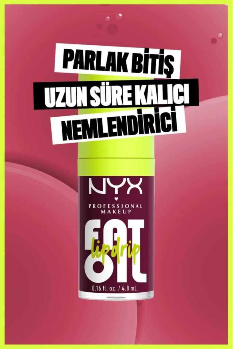 NYX Fat Oil Lip Drip Parlatıcı Dudak Yağı That's Chic