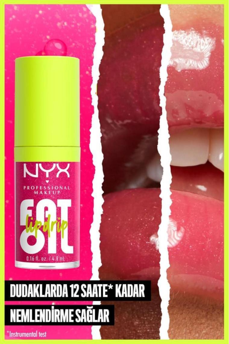 NYX Fat Oil Lip Drip Parlatıcı Dudak Yağı That's Chic