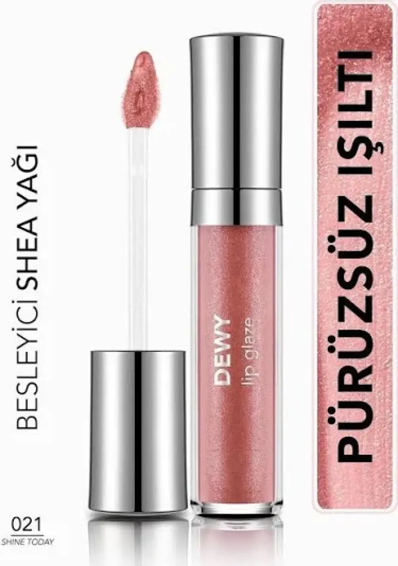 Besleyici Dudak Parlatıcısı - Dewy Lip Glaze - 021 Shine Today!-8682536069380