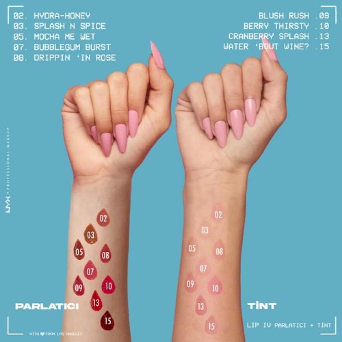 NYX Professional Makeup Lip I.V. Vitamin İçeren Parlatıcı + Tint - 05 Mocha Me Wet