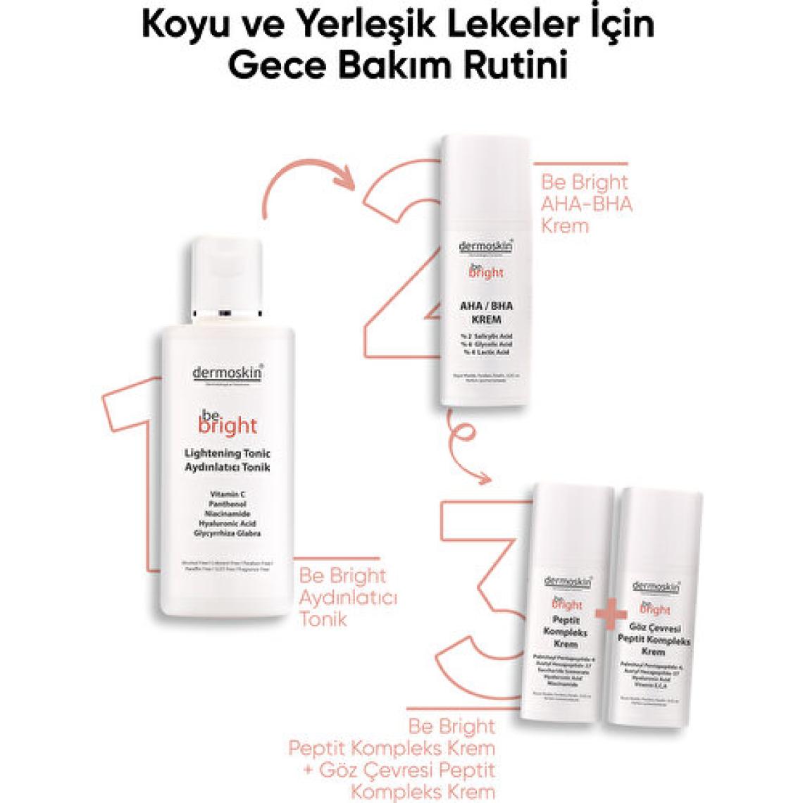 Dermoskin Be Bright Göz Çevresi Peptit Kompleks Krem 15 ml