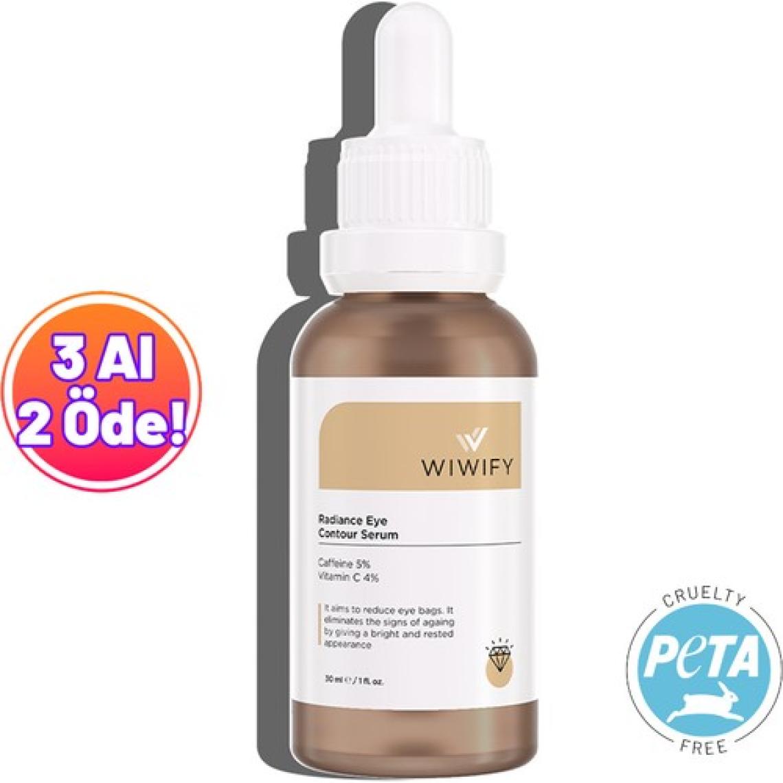 WIWIFY Göz Altı Torbalanma, Koyu Halkalara Karşı Göz Çevresi Serumu (Caffeine %5 + C Vitamini %4)