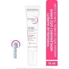 Bioderma Sensibio Eye+ Hassas Göz Çevresi Koyu Halka ve Kırışıklık Karşıtı Nemlendirici Göz Bakım Kremi 15 ml