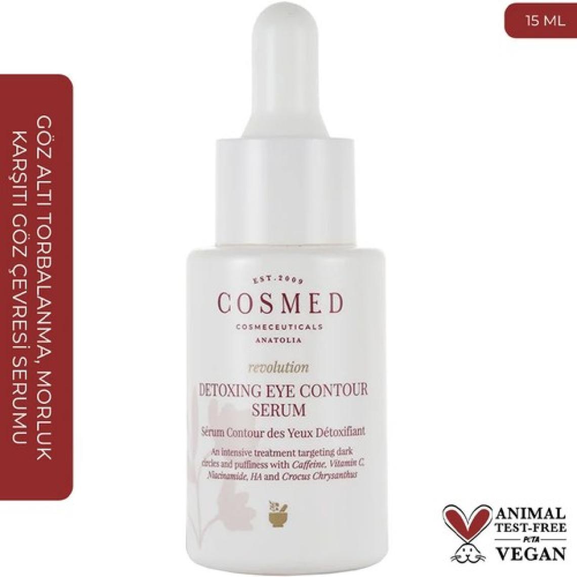 Cosmed Revolutıon Detoxing Eye Contour - Göz Çevresi Bakım Serumu 15ML