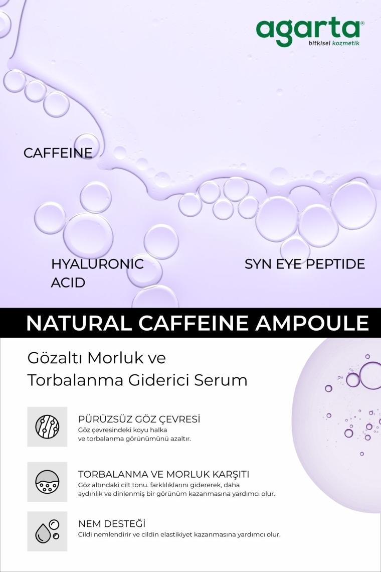 Agarta Natural Ampoule Gözaltı Morluk ve Torbalama Giderici Serum 50 Ml
