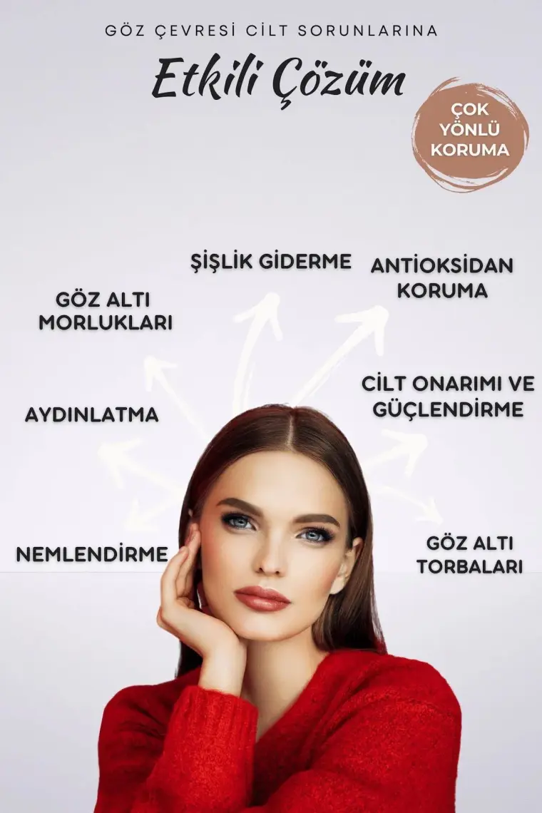 Quality Life Göz Altı Torbası & Morluk Bakımı,  Torbalanma, Koyu Halka ve Göz Çevresi Kafein Arbutin Gözaltı Serumu