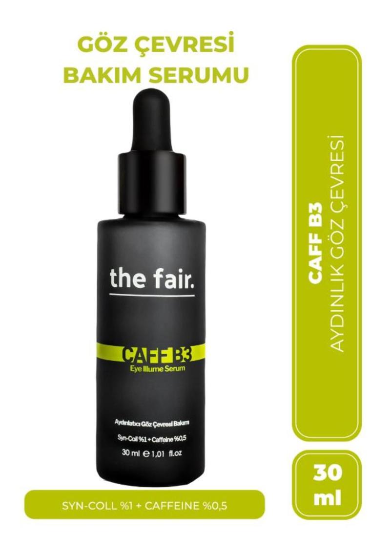 Caff-B3 Eye Illume Göz Serumu Koyu Halka ve Kırışıklık Karşıtı Aydınlatıcı  30 ml