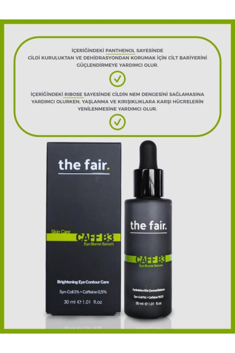 Caff-B3 Eye Illume Göz Serumu Koyu Halka ve Kırışıklık Karşıtı Aydınlatıcı  30 ml