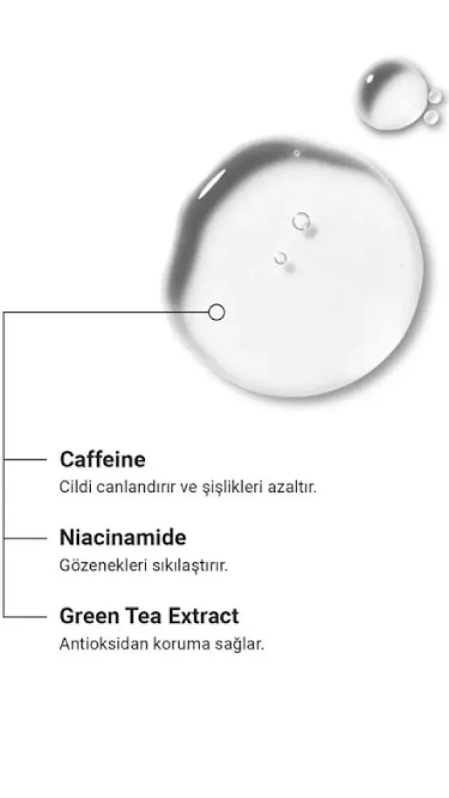 The NewLab. Aydınlatıcı Göz Çevresi Serumu Caffeine 5% + Green Tea
