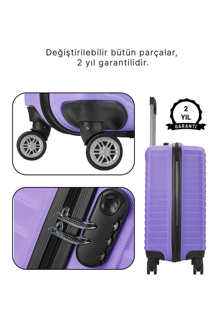 Wx-1001 Mor Renk Kabin ( Küçük ) Boy Valiz