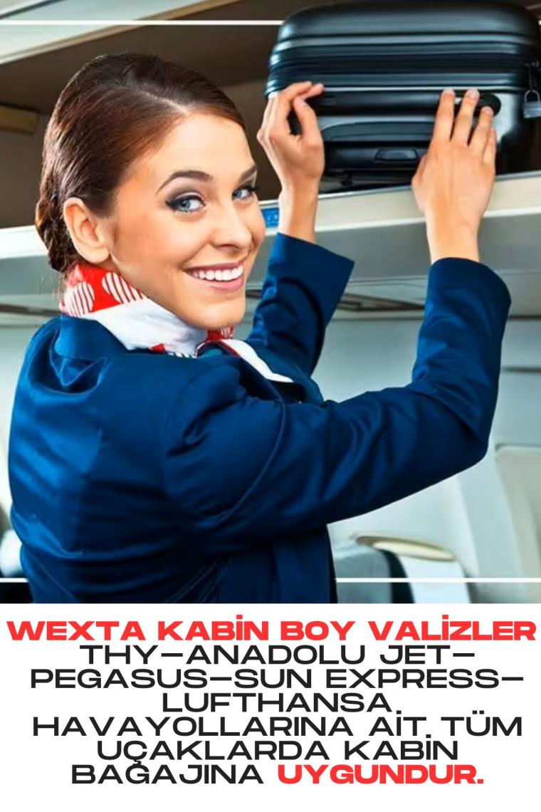 Wx-1001 Mor Renk Kabin ( Küçük ) Boy Valiz