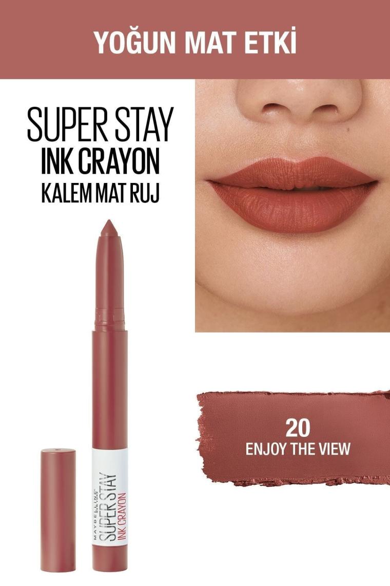 Maybelline Super Stay Ink Crayon 20 Enjoy The View Ruj