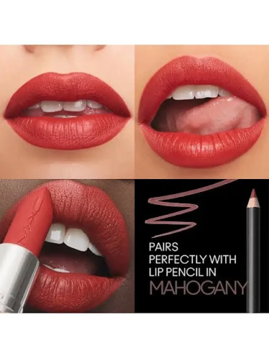 MAC M·A·CXIMAL Silky Matte Lipstick Nemlendirme Etkili Yoğun Renk Sağlayan Ruj - Flamingo