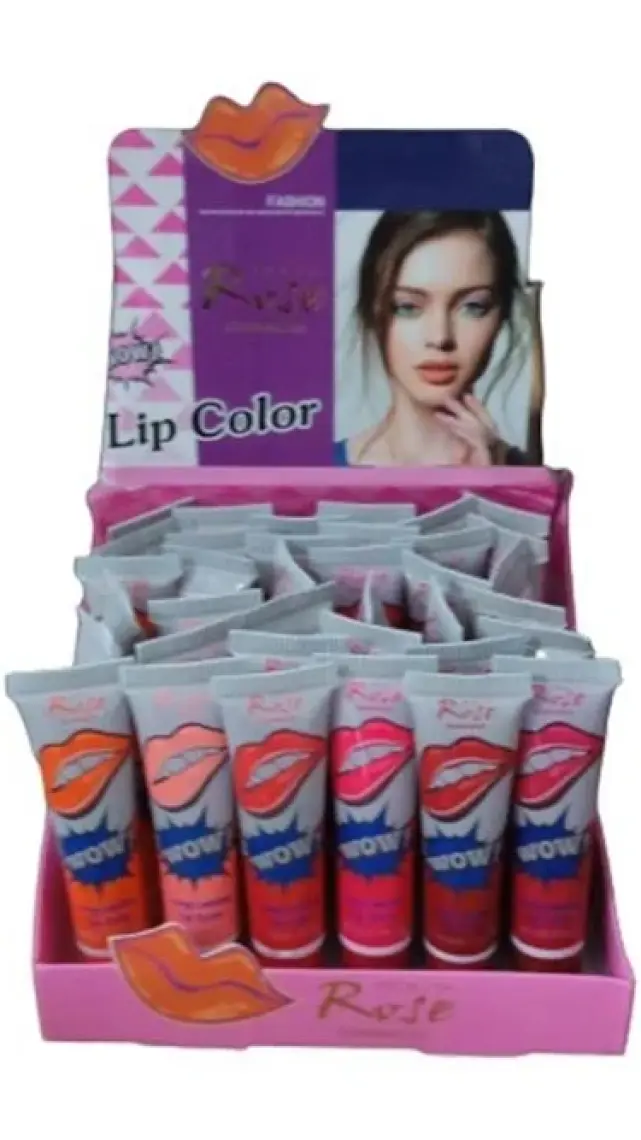 Roesia Rose Soyulan Ruj  6'lı Set 24 Saat Etkili  Roesıa Rose