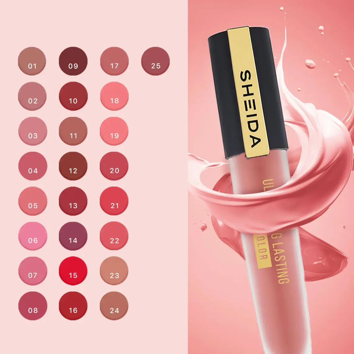 Sheida Ultra Longlasting Lipcolor - Likit Ruj No:12