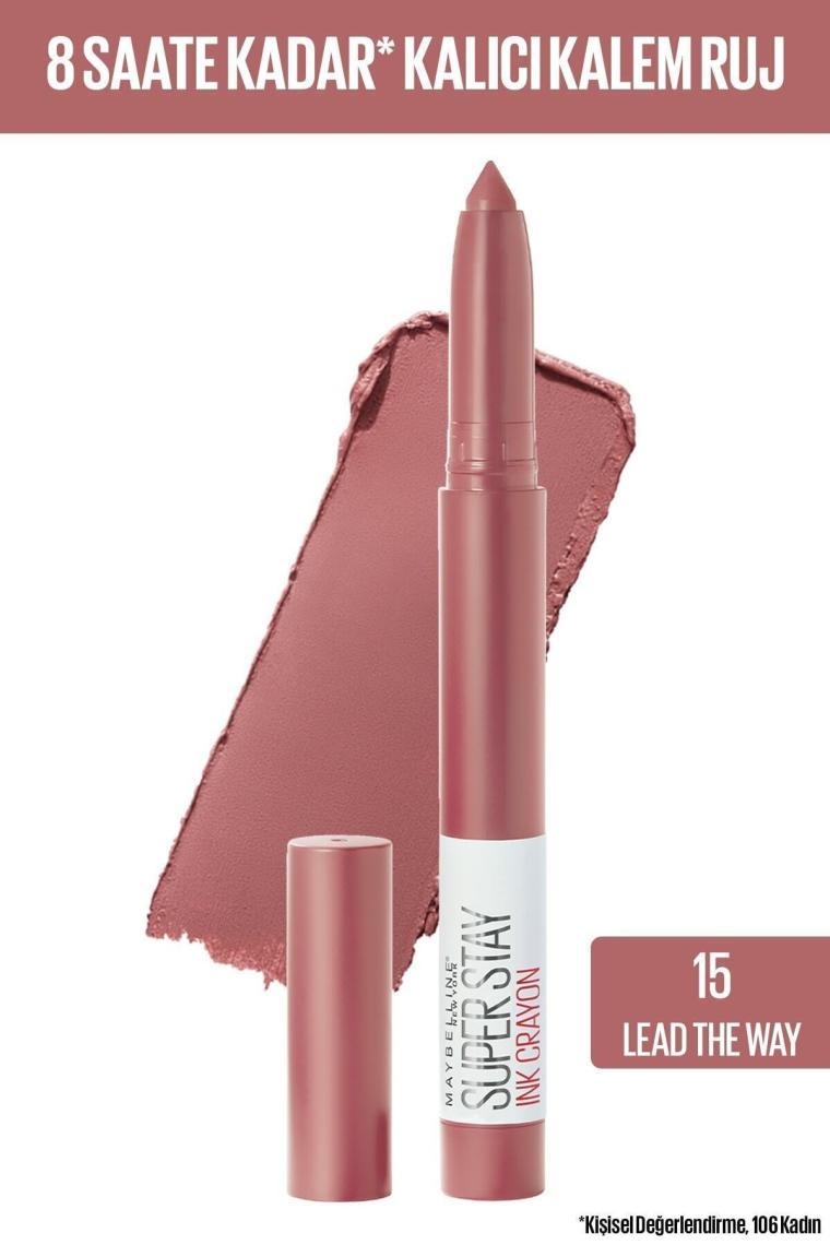 Maybelline Super Stay Ink Crayon 15 Lead The Way Ruj