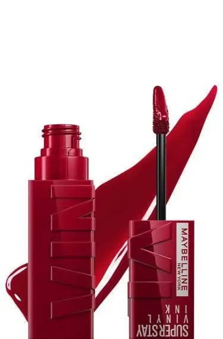 Maybelline New York Super Stay Vinyl Ink Uzun Süre Kalıcı Likit Parlak Ruj 55 Royal
