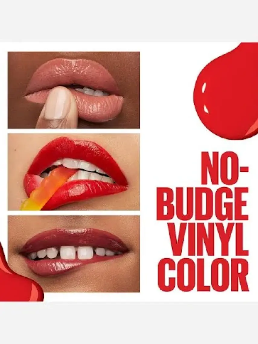 Maybelline New York Super Stay Vinyl Ink Uzun Süre Kalıcı Likit Parlak Ruj 55 Royal