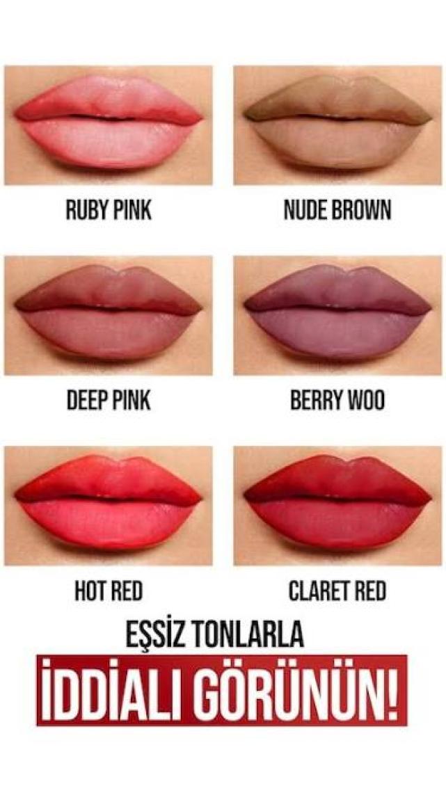 New Well Permanent Matte Lipstick 05 Hot Red  Uzun Süre Kalıcı
