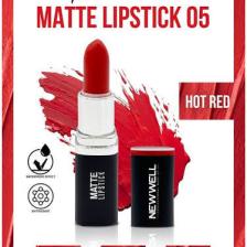 New Well Permanent Matte Lipstick 05 Hot Red  Uzun Süre Kalıcı