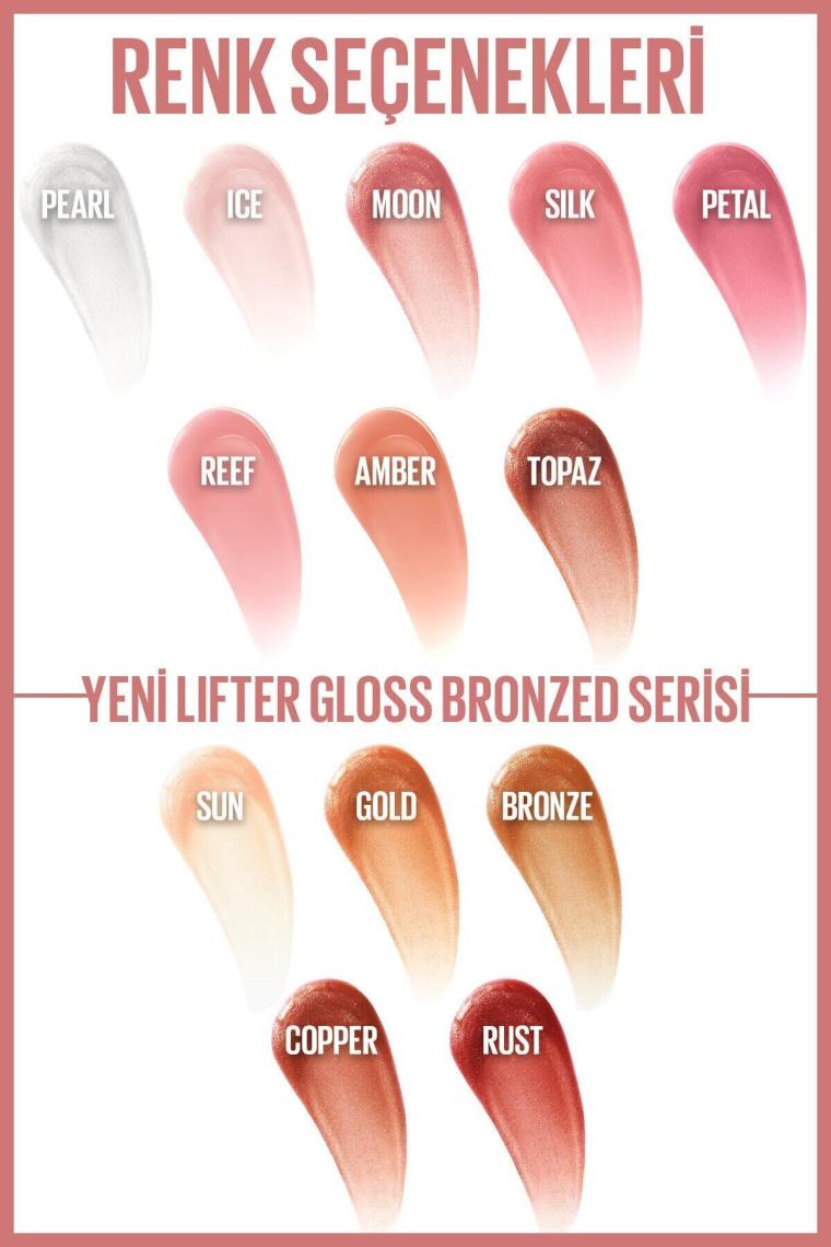 Maybelline New York Lifter Gloss Nemlendirici Dudak Parlatıcısı 003 Moon