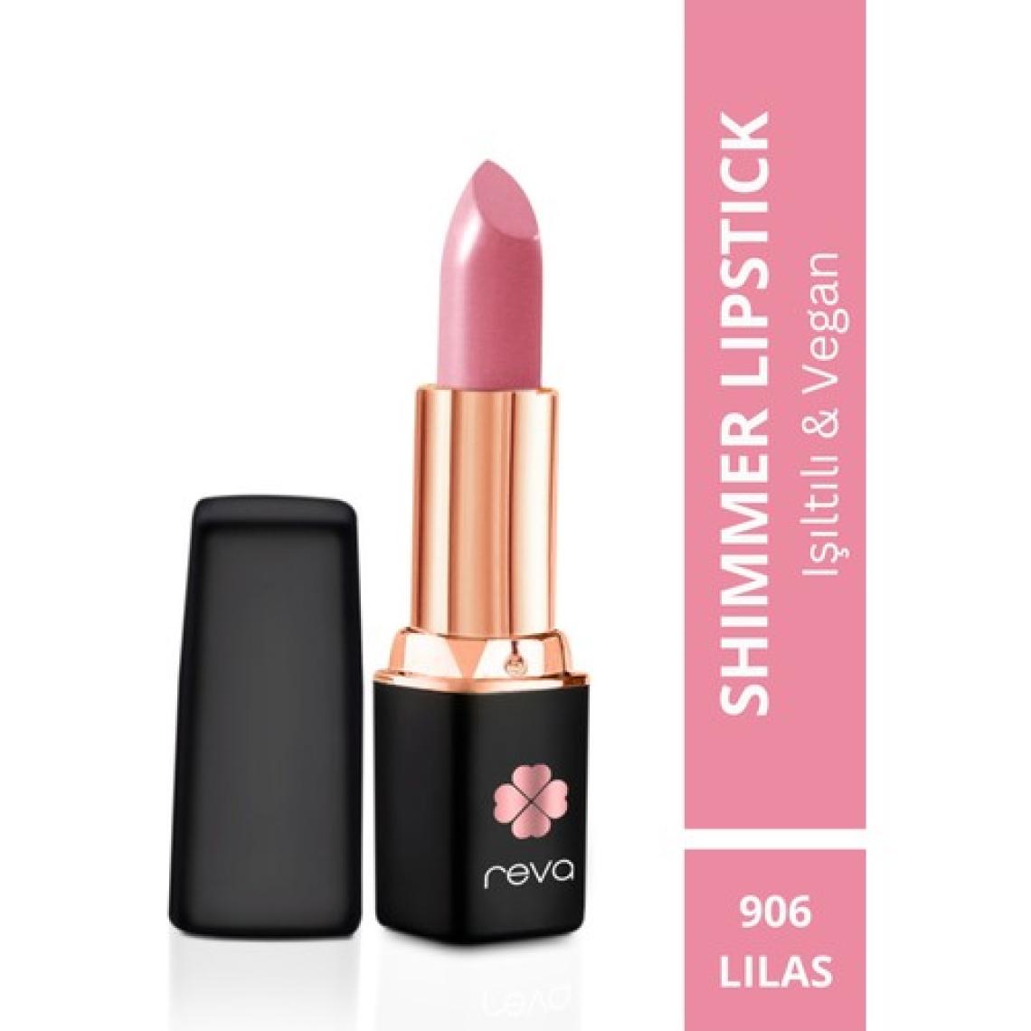 Reva Shimmer Lipstick Işıltı Ruj 4 gr No: 906 Vegan & Temiz İçerik