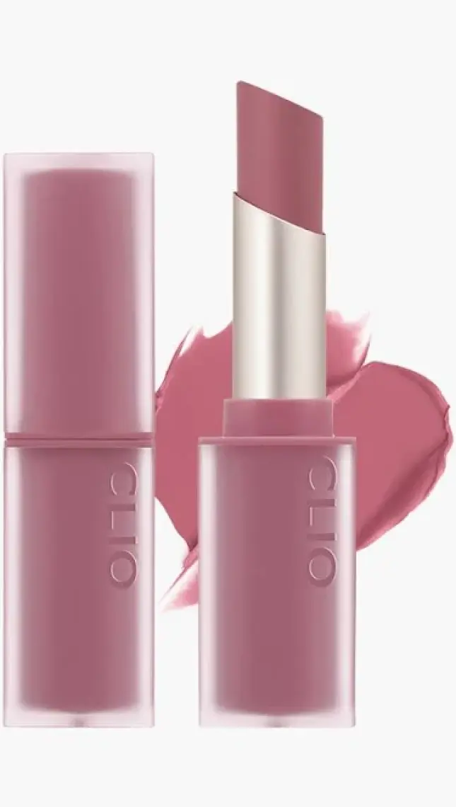 Clio Yumuşak Dokulu, Hafif Mat Görünüm Sunan Ruj CLIO Chiffon Mood Lip (10 Fig Millefeuille)