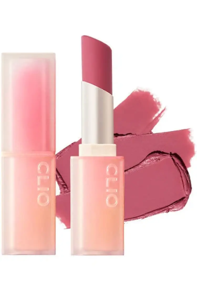 Clio Yumuşak Dokulu, Hafif Mat Görünüm Sunan Ruj CLIO Chiffon Mood Lip (10 Fig Millefeuille)