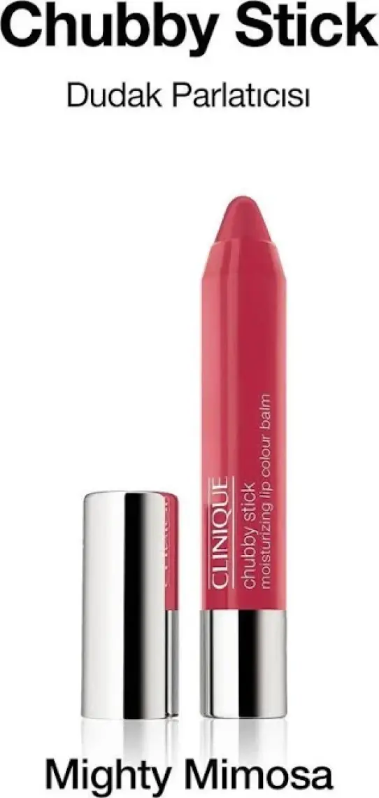 Clinique Chubby Stick™ Nemlendirici Dudak Parlatıcı Balm - Renk: 13 Mighty Mimosa 3g | Mango, Shea Yağı