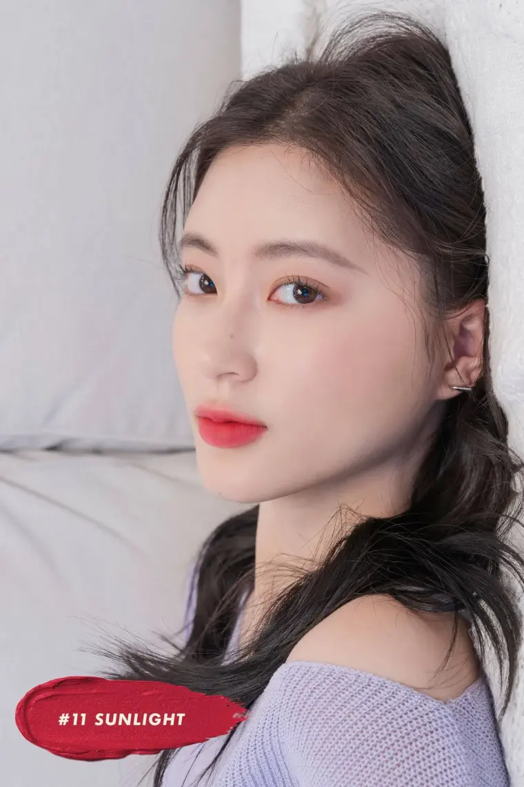 Romand Zero Matte Lipstick - Tanning Red